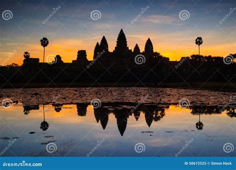 吴哥窟和湖日出的，柬埔寨 库存图片. 图片 包括有 å °åº¦æ•™, æÿ¬åÿ, å†…éƒ¨, é•‡ç—›è ¯ - 50672525
