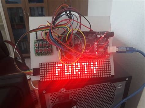 ARDUİNO LED MATRİX SAAT PROJEMİZ