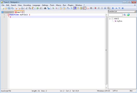 Notepad Add JavaScript Functions 的图像结果