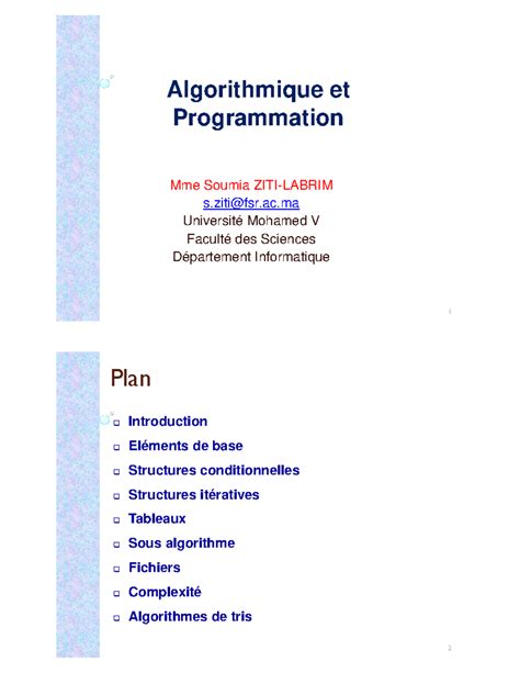 Algorithmique Et Programmation ENC 的图像结果