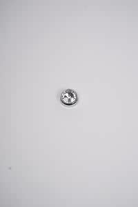 Shree MAHAVEER Metals Aluminum Diamond Mirror Cap 1 Inch Pack of 4 ...