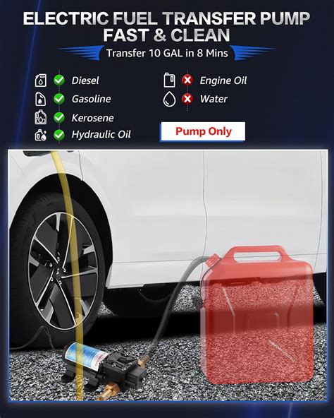 FAITIO Gasoline Transfer Pump 12V, Electric Fuel Pump for India | Ubuy