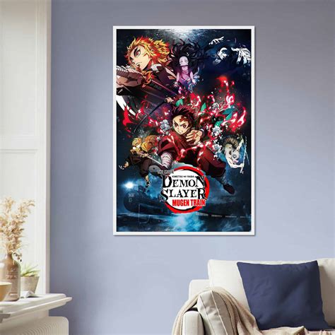 Demon Slayer Mugen Train Arc Tengen Uzui Movie Poster, Demon Slayer ...