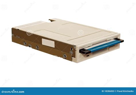 Floppy Disk Drive with Diskette Stock Image - Image of isolated, magnetic: 18286003
