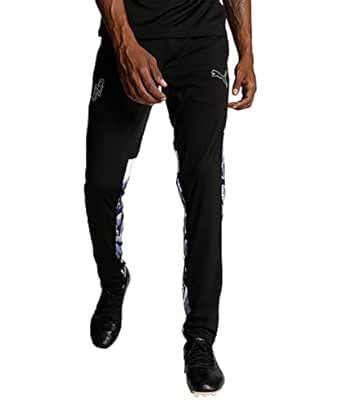 Puma Men's Regular Track Pants (65833303_Black-Intense Lavender ...