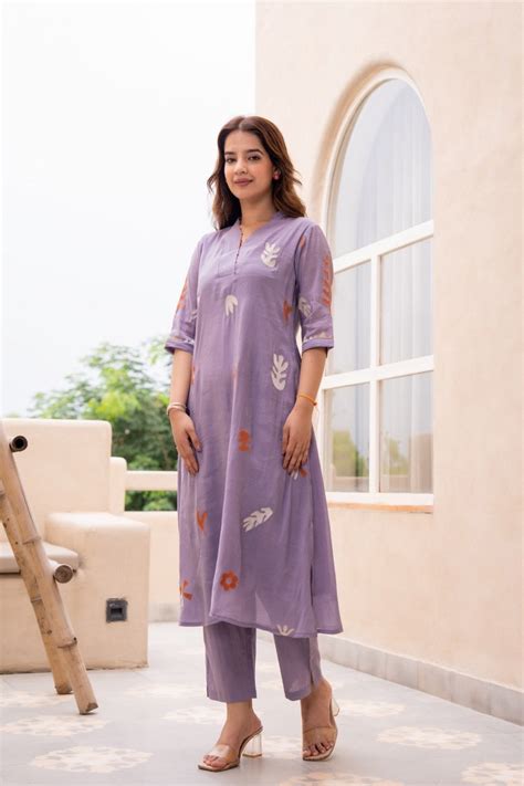 Pure Cotton Printed Kurta Pant Set – Comfortable Daily and Casual Wear ...