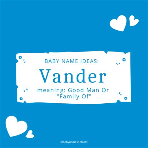 Vander: Unique Greek Boy's Name