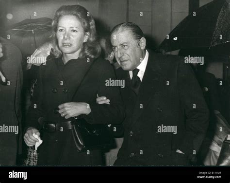 Apr. 04, 1975 - Stavros Niarchos And Tina Onassis Stock Photo - Alamy