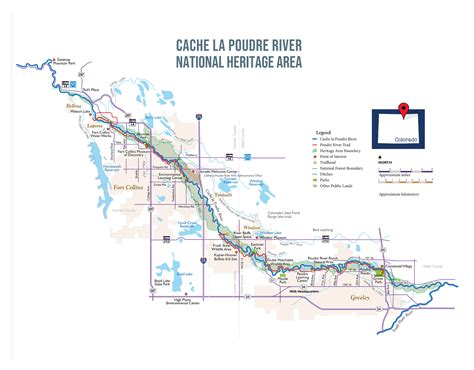 CALA Map Transparent 8-bit | Cache la Poudre River National Heritage Area