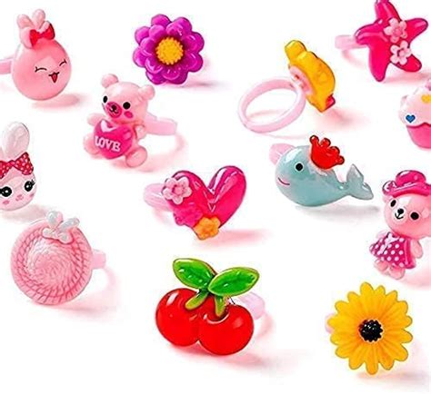 Buy AK Store (Pack of 10) Cartoon Design Colorful Cute Adjustable ...