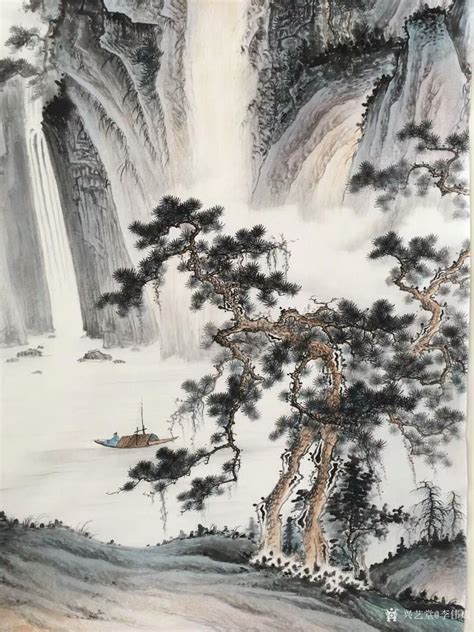 中国十大著名山水画,云雾缭绕的山水画,水墨山水画壁纸_大山谷图库