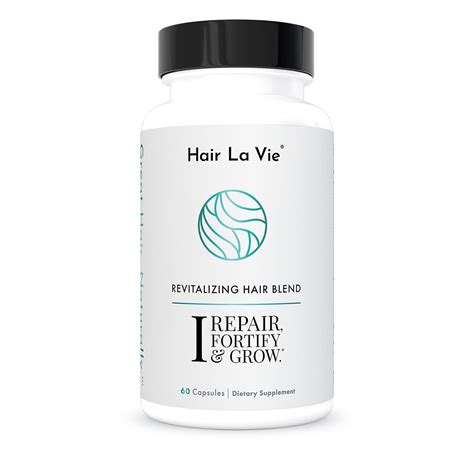 Hair La Vie Revitalizing Blend Hair Vitamins with Biotin, Collagen, and ...