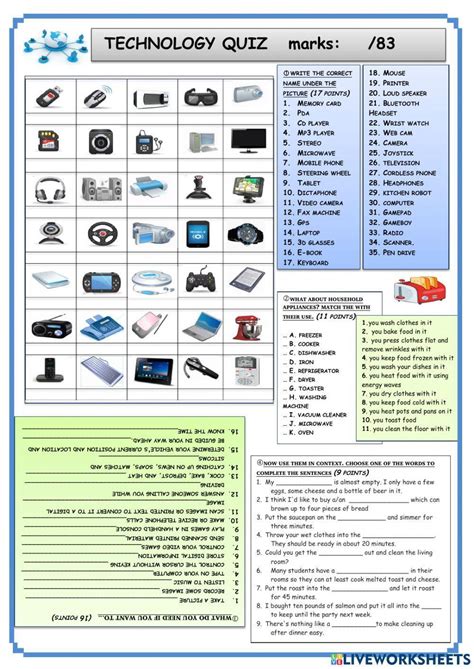 Image result for Emerging Technology Worksheet Question & Answer