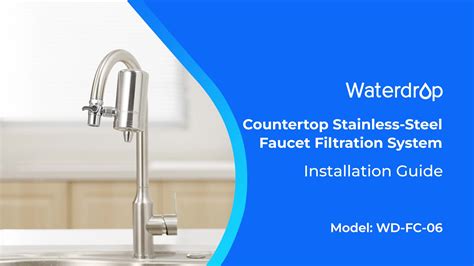 Watch Waterdrop WD-FC-06 Installation Instructions on Amazon Live