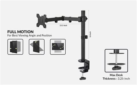 Amazon.in: Buy Tukzer Single 13 to 27-inch(33 to 68.5cm) LCD Monitor ...