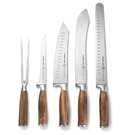 Zebra Wood, 6-Piece BBQ Knife Set – Schmidt Bros.
