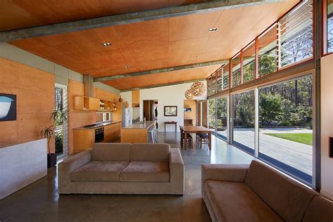 Rammed Earth House Interior