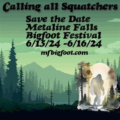 Glide Sasquatch Festival - Oregon - June 2025 - NorthWest Bigfoot