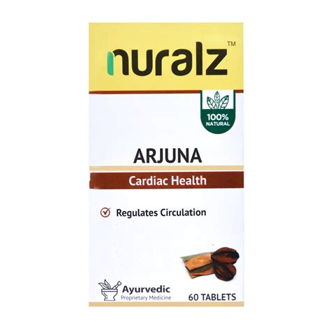 Nuralz Arjuna Tablets (120 Tablets) (60 Tablets X 2) – Uniherbs India