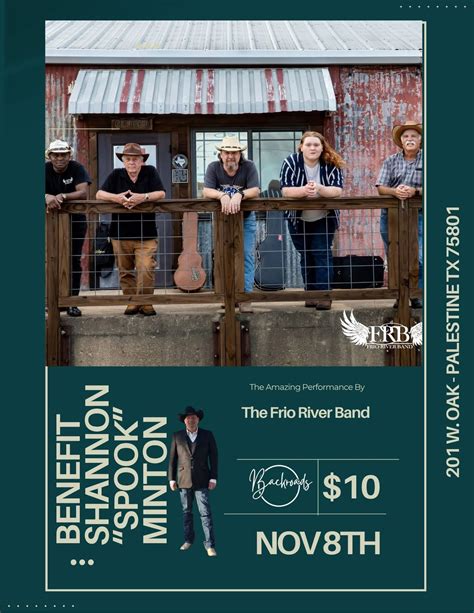 Shannon Minton Benefit featuring The Frio River Band, 201 W OAK ST ...