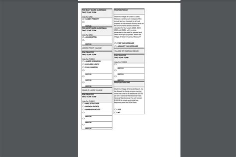 Barry County: April 2023 Sample Ballot