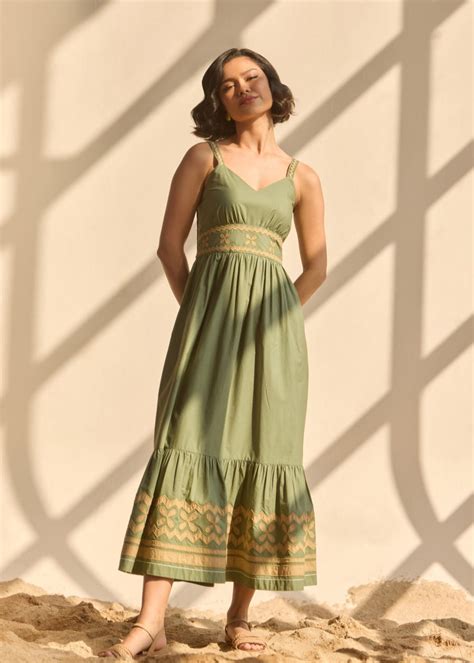 Tushita Mehta in Sara Applique Maxi – Style Island