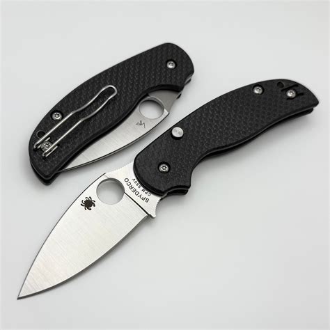Spyderco Sage 6 w/ Peel Ply Carbon Fiber Scales w/ CPM-S90V Sprint Run