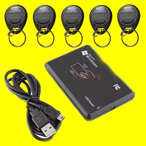 USB 125KHz RFID EM4305 T5577 Card Reader/Writer India | Ubuy