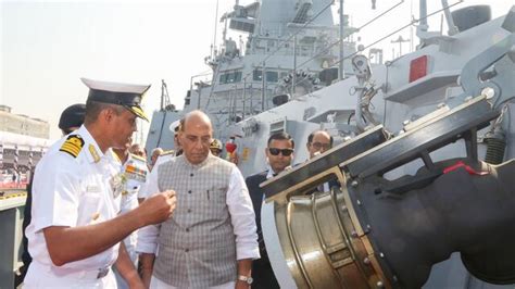 INS Imphal Symbol of India’s Maritime Power in Indo-Pacific: Rajnath Singh