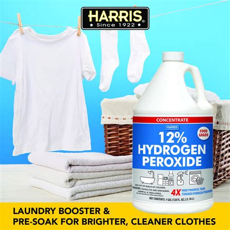 Harris Hydrogen Peroxide Cleaner - 12% Concentrated, All Purpose - 128 ...