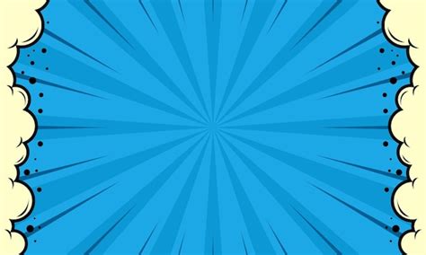 Abstrato de arte pop em quadrinhos azul | Vetor Premium