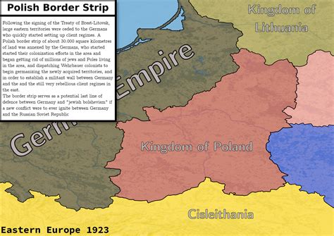 Realistic Germany WW1 Victory Scenario - Polish Border Strip ...