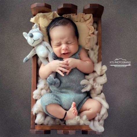 Baby Photoshoot Prop Teaty Bed – whiteihf