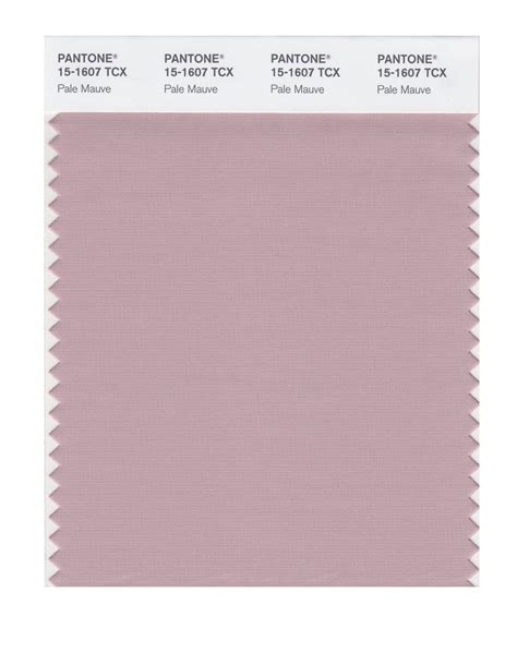 PANTONE Smart 15-1607X Color Swatch Card, Pale Mauve | Pantone, Color ...