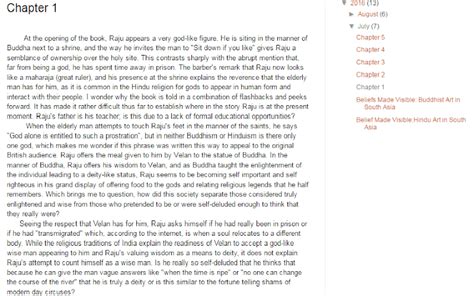 Image result for IB Blog Example