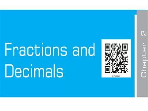 Fractions and Decimals - Chapter 2: CBSE Class 7 Maths NCERT Book (PDF)