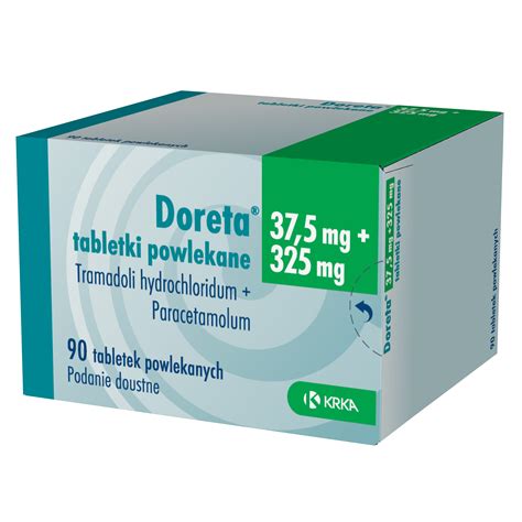 Doreta 37,5 mg + 325 mg, tabletki powlekane | Krka