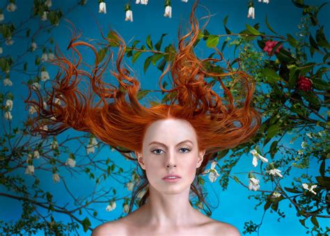 Download Beautiful Hd Model With Red Hair Wallpaper | Wallpapers.com