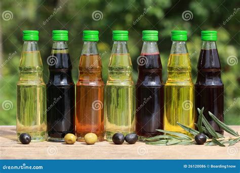 Different Types of Cooking Oil Stock Photo - Image of fruit, bottle ...
