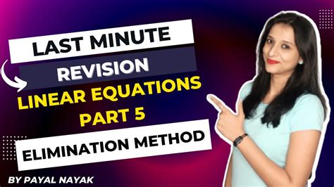 Image result for Elimination Method Class 10
