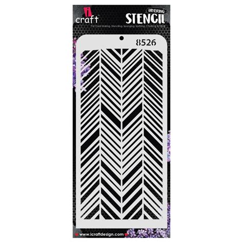 iCraft Layering Stencils - 4 x 8" - 8526| Art Lounge