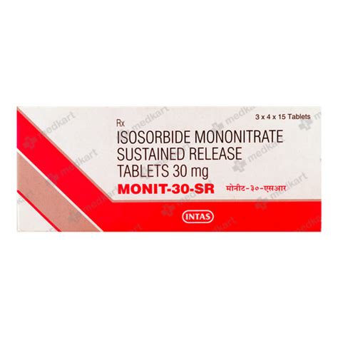 MONIT SR 30MG TABLET 15'S : View Price, Combination and Alternatives ...