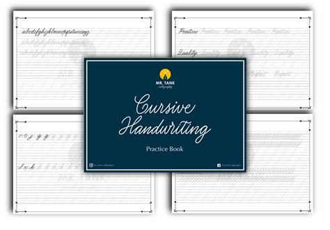 Cursive Handwriting Practice Book: 50-page Workbook (PDF & Procreate) - Etsy
