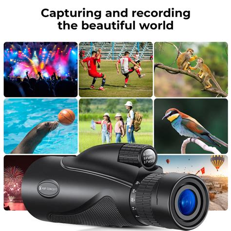 Monocular Telescope Phone Clip 8-32X50 K&F Concept - KENTFAITH