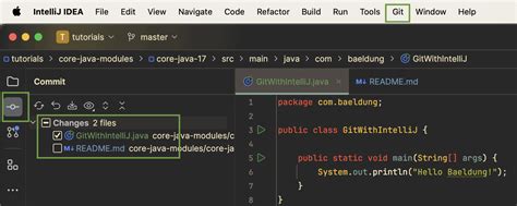 Git IntelliJ Tutorial 的图像结果