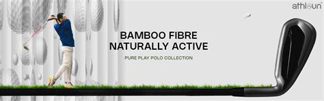 Pure Play Bamboo Polo T-Shirts | Anti-Odour & UPF 50+ | ATHLOUN