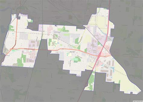 Map of Monroe city, Ohio - Thong Thai Real