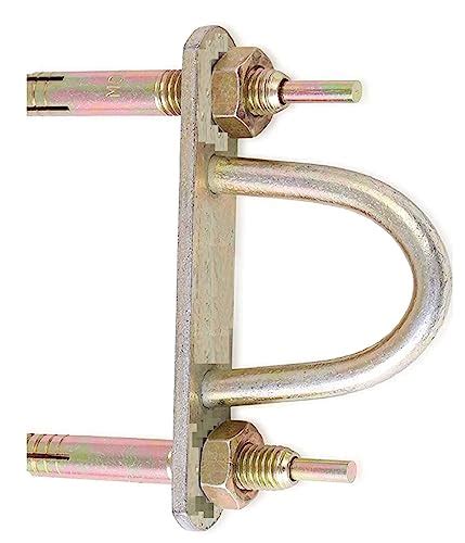 Q1 Beads 1 Pack Swing Jhula D Hook Kada Ceiling Hook wiith 4 Inch Pin ...