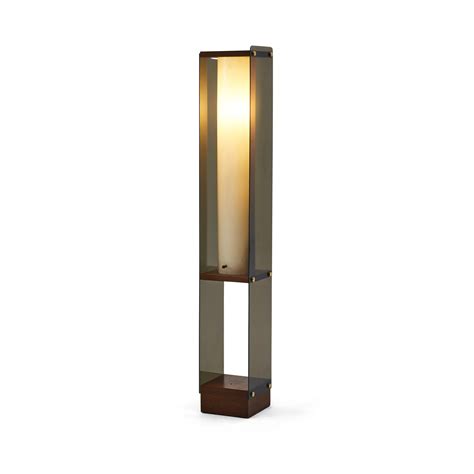 Smoked Acrylic Pillar Floor Lamp - Gil & Roy Props