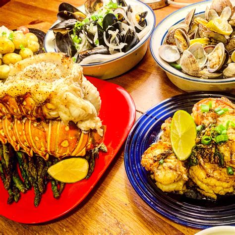 [homemade] 2lb tail, manilas, mussels, U4 Prawns, potato with Mexican ...